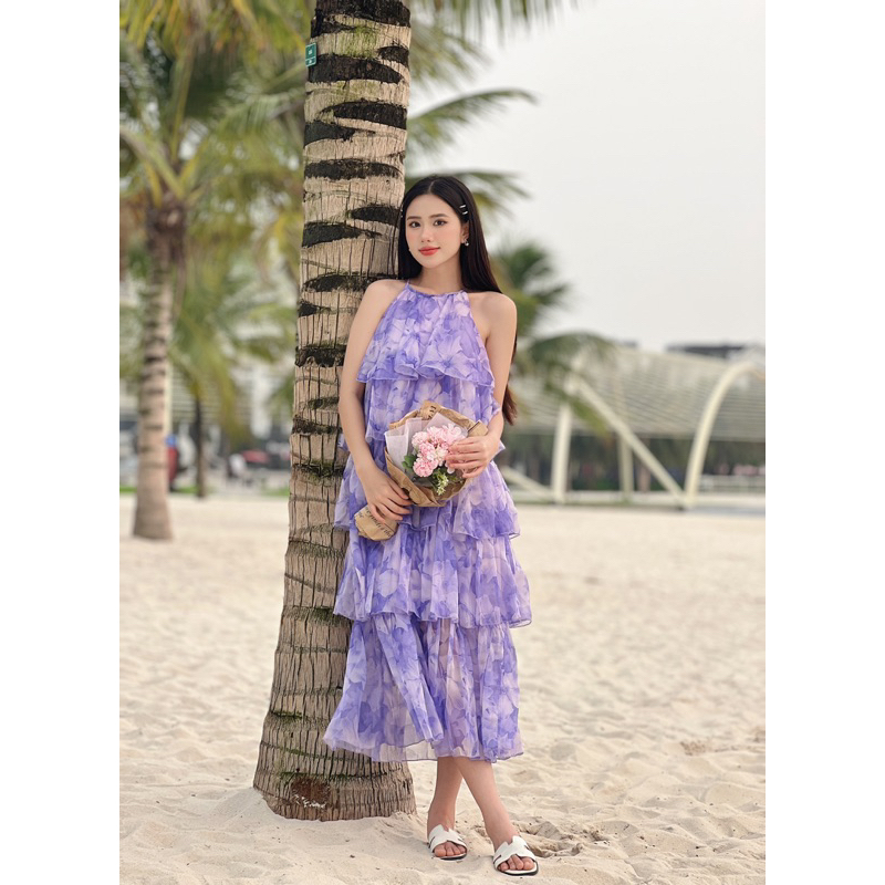 Váy tơ 5 tầng Lissa dress by ELVY DESIGN