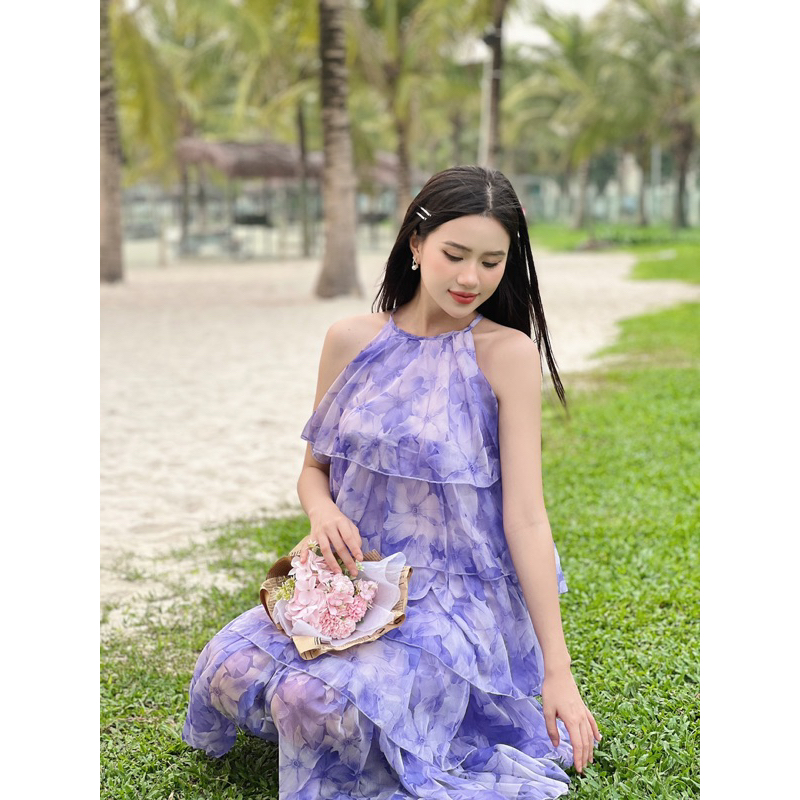 Váy tơ 5 tầng Lissa dress by ELVY DESIGN