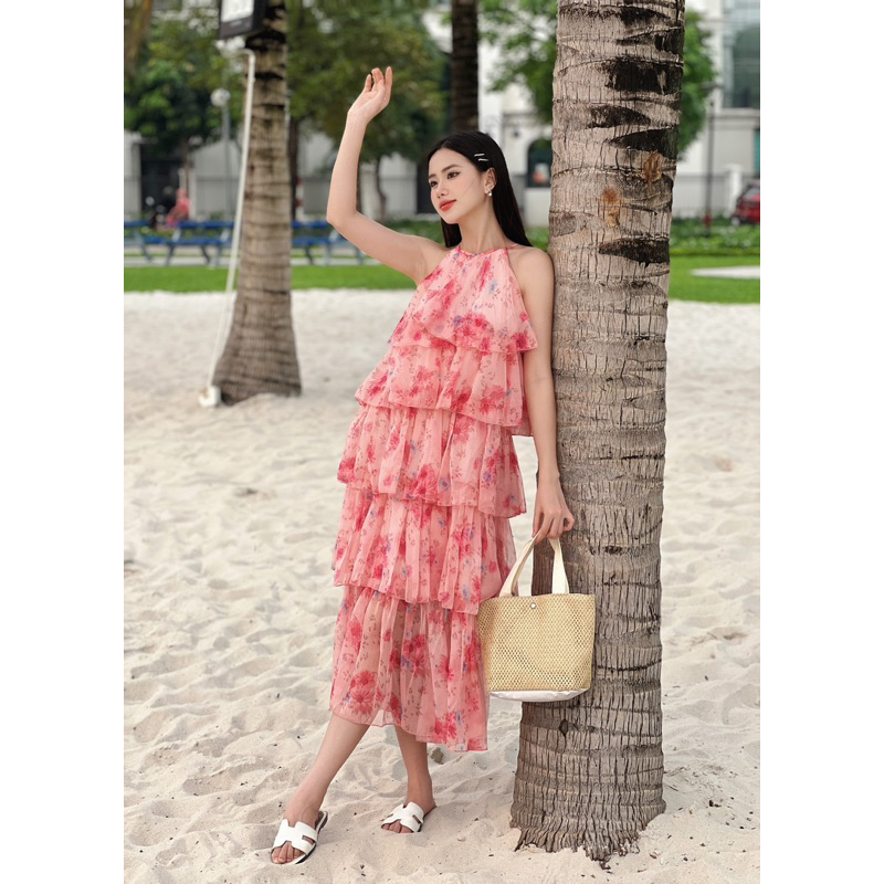 Váy tơ 5 tầng Lissa dress by ELVY DESIGN