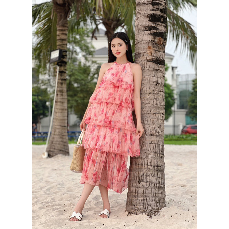 Váy tơ 5 tầng Lissa dress by ELVY DESIGN