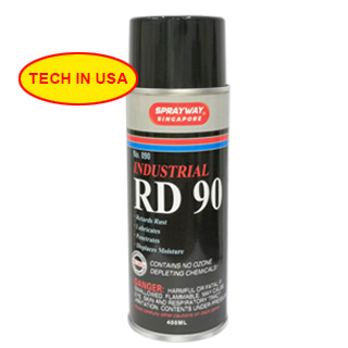 Chai xịt bôi trơn, chất chống rỉ cho máy móc và kim loại Sprayway Singapore SSRD-90
