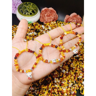 Vòng tay hổ phách cho bé 12 con giáp