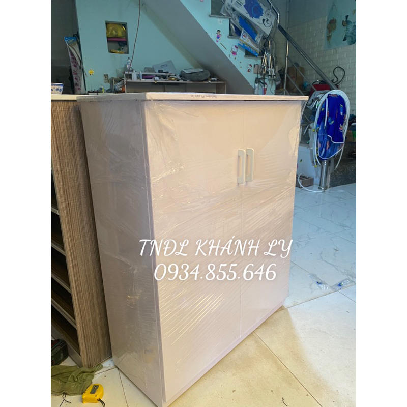 Tủ giày dép nhựa đài loan 2 cánh 6tầng 83x103