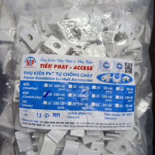 Kẹp đỡ ống điện phi 16, 20, 25, 32 (bịch 100)