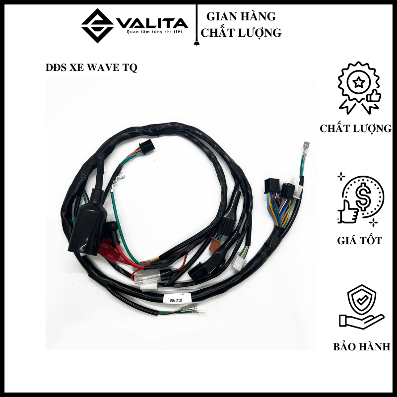 ✅[HÀNG CHẤT LƯỢNG ] BỘ DÂY ĐIỆN SƯỜN CHO XE WAVE TQ