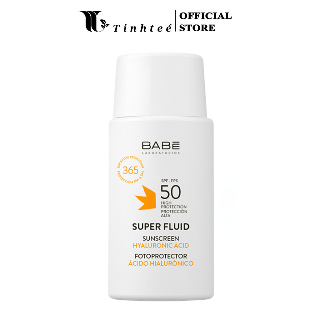 Kem chống nắng phổ rộng Babe Super Fluid Sunscreen SPF50 50ml