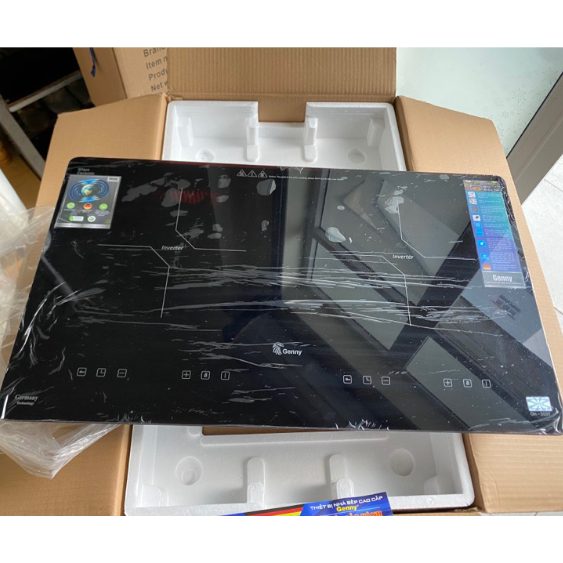Bếp từ đôi Genny GN 555T Bếp Điện Từ Inverter Made in Vietnam Bảo Hành Chính Hãng