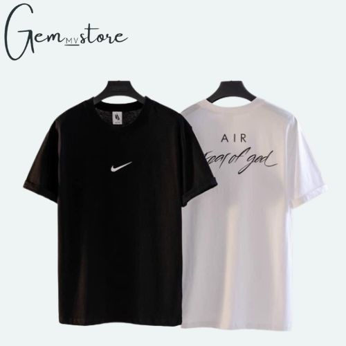 Áo thun Nike Cao Cấp Hàng Chính Hãng unisex basic phông Nike nam nữ tay lỡ chất liệu cotton T05 Gem_store