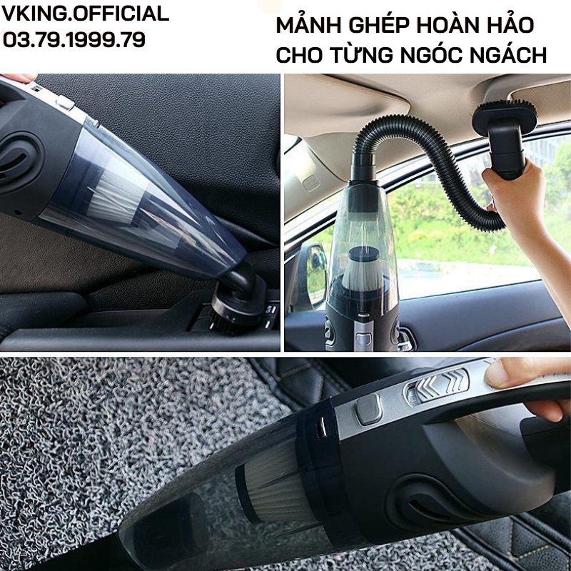 Máy hút bụi cầm tay HOHO không dây mini lực hút 12000Pa 120W hút sạch bụi hàng chính hãng bảo hành 12 tháng | BigBuy360 - bigbuy360.vn