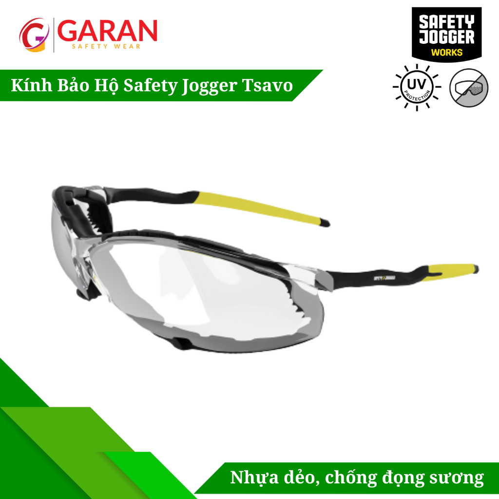 KÍNH BẢO HỘ CHỐNG SƯƠNG MÙ SAFETY JOGGER TSAVO