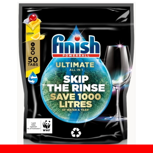 Viên rửa bát Finish hữu cơ Eco 0% Ultimate [Bán lẻ 30 viên]