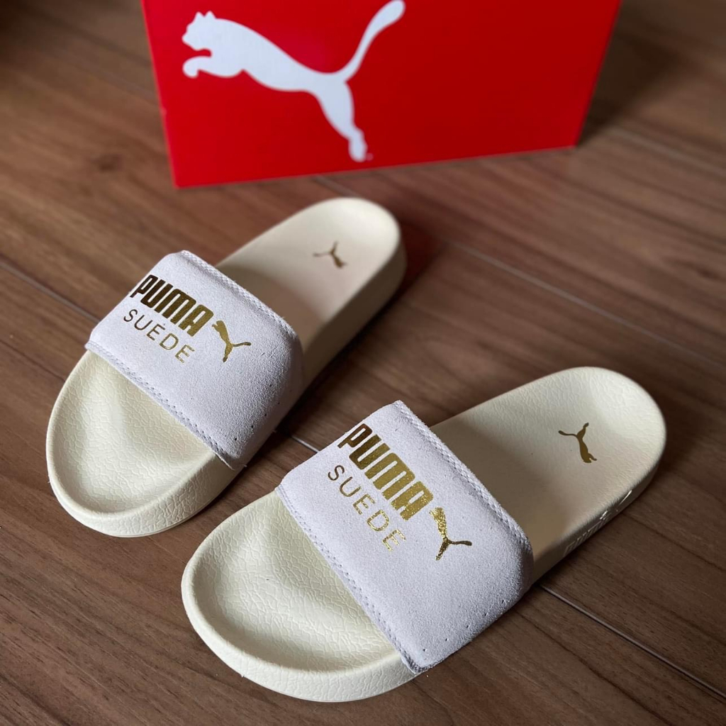 Dép nam nữ quai ngang PU.MA SUEDE êm nhẹ, thoải mái, dép chính hãng