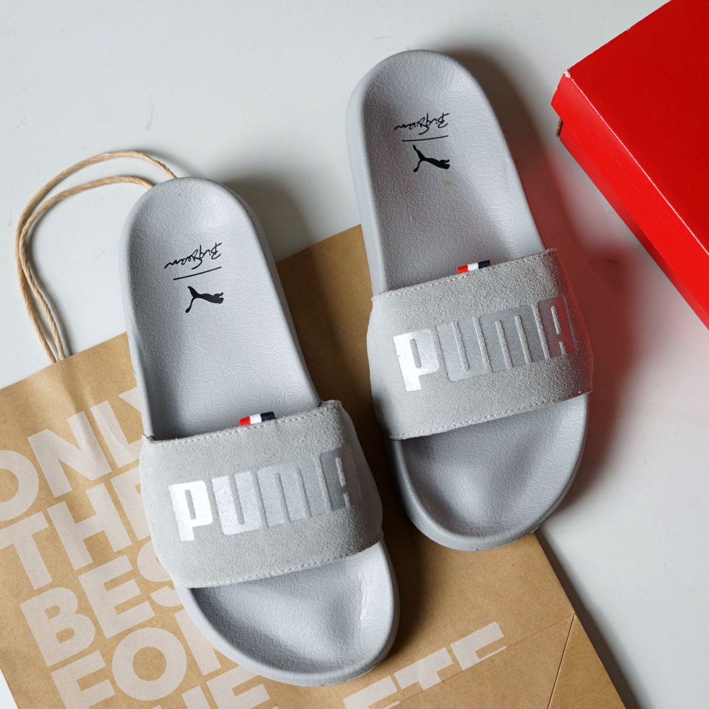 Dép nam nữ quai ngang PU.MA SUEDE êm nhẹ, thoải mái, dép chính hãng