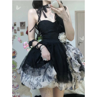 [Vui lòng nhắn tin shop trước khi đặt đơn] ĐẦM 2 DÂY HOA HOT GIRL 4991