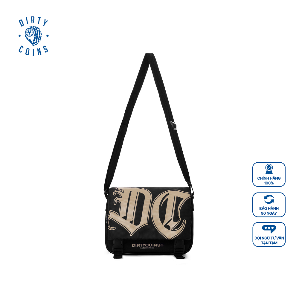 Túi DirtyCoins Gothic Messenger Bag - Black