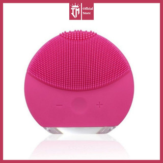 Máy rửa mặt mini FOREVER cầm tay nhỏ gọn, máy massage IMA nội địa trung đầu cọ silicon làm sạch sâu da