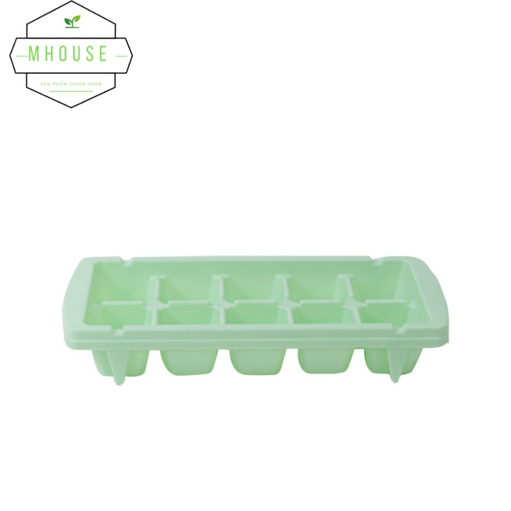 Combo 4 khay đá, khuôn làm đá Duy Tân 10 viên kích thước 24 x 10.7 x 4.3 cm