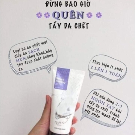 Tẩy Tế Bào Chết Trắng Da The Face Shop Smart Peeling White Jewel 120ml -𝐪𝐮𝐲𝐧𝐡𝐭𝐡𝐢-