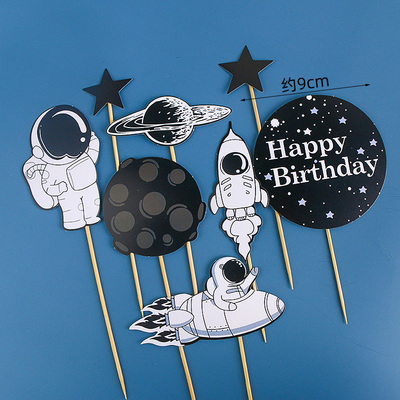 Mô hình Phi hành gia - phụ kiện trang trí bánh kem ,bánh sinh nhật