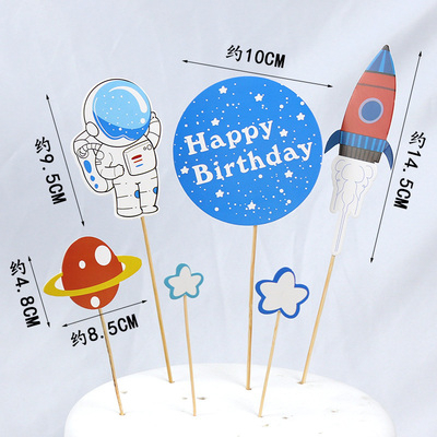 Mô hình Phi hành gia - phụ kiện trang trí bánh kem ,bánh sinh nhật