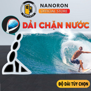 Dải chặn nước bằng tự dính chống trượt có thể uốn cong cho nhà tắm nanoron thanh chống tràn nhà tắm