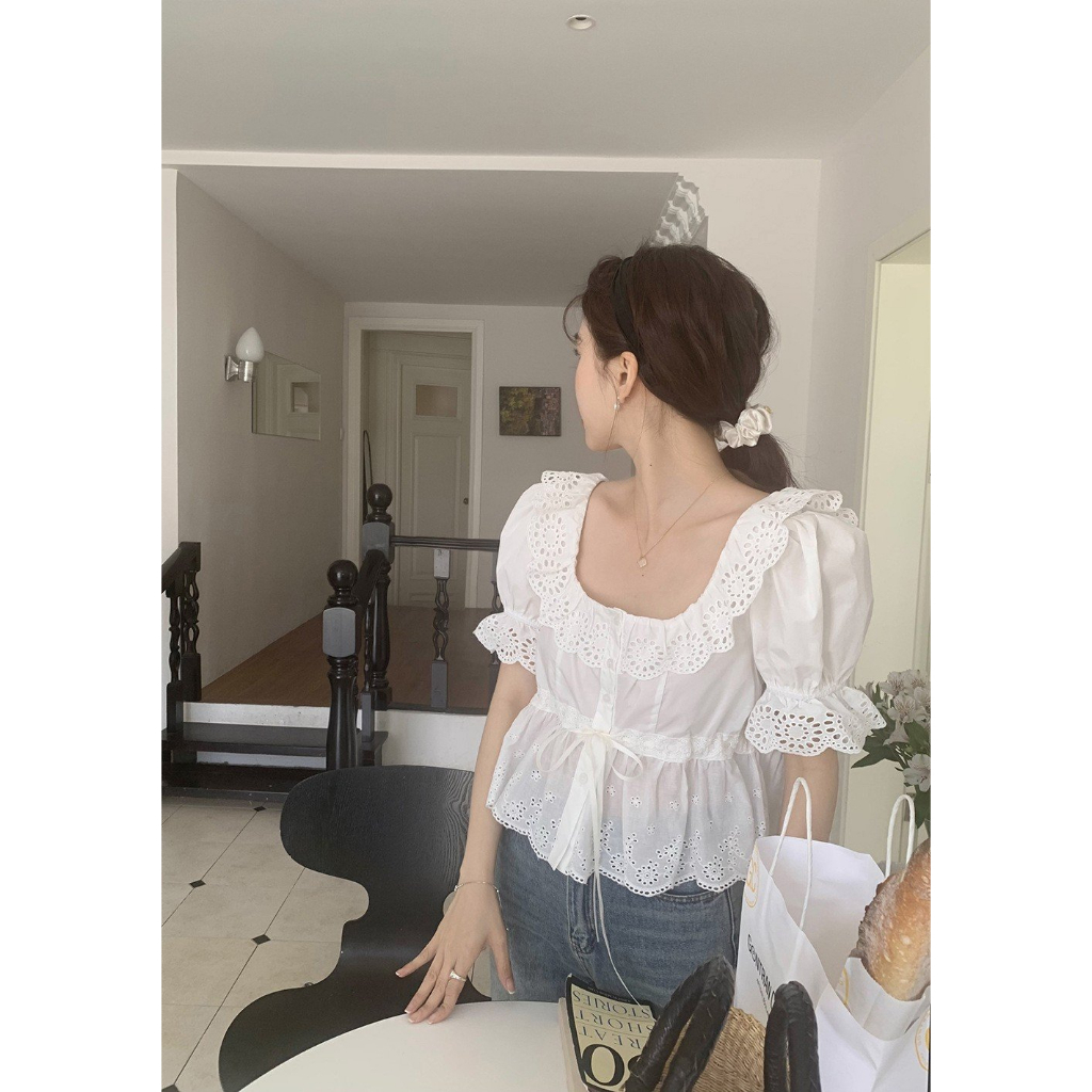 AfterBefore Áo peplum eo chun phối bèo nhiều màu