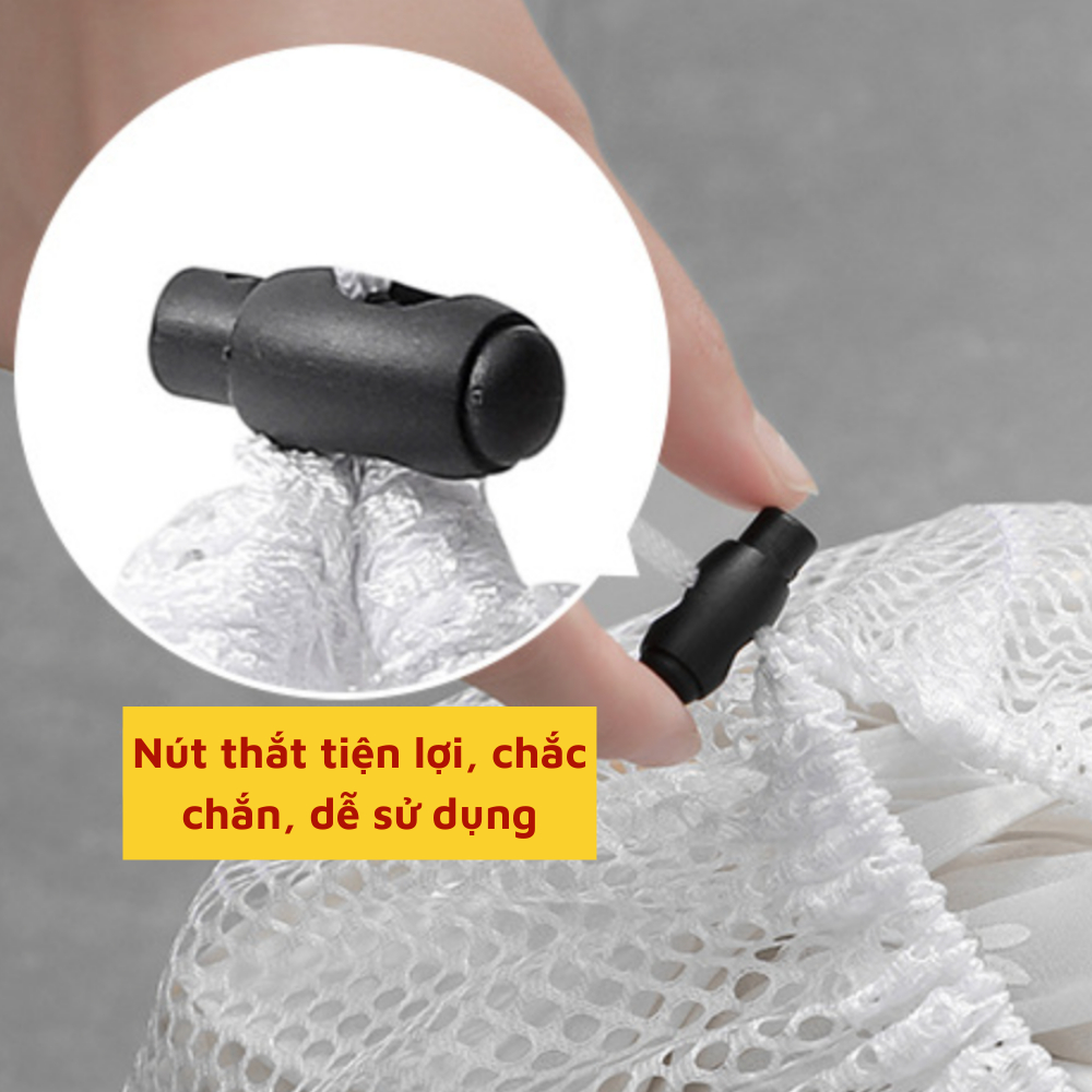 Túi lưới dây rút đựng quần áo đồ lót trong máy giặt túi giặt bảo quản quần áo tiện lợi giúp bảo vệ quần áo khi giặt | BigBuy360 - bigbuy360.vn