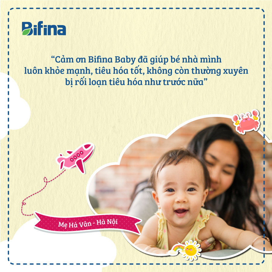 Men vi sinh cho bé Bifina Baby - 1 gói (không có hộp) - Hỗ trợ bé ăn ngon, tăng đề kháng - Hàng Nhật chính hãng