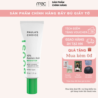 Kem làm đều màu da giảm sưng tấy mụn Paula's Choice 10% Azelaic Acid Booster 30ml - Mecskincare