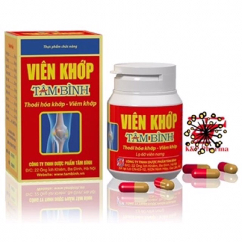 Viên khớp Tâm Bình - Thoái hoá khớp, viêm khớp