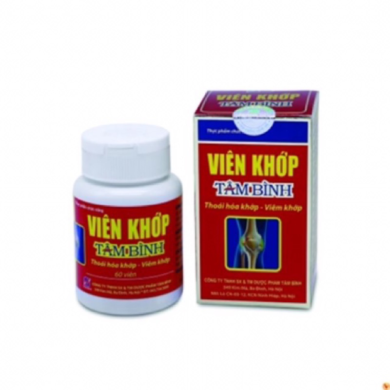 Viên khớp Tâm Bình - Thoái hoá khớp, viêm khớp