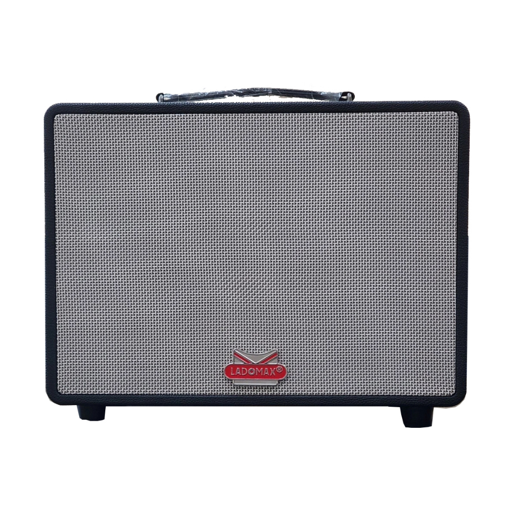 Loa Karaoke xách tay Ladomax X-125 | Công suất 150W, Bluetooth 5.0, Bass 25cm, Pin 6h,Tặng kèm 2 micro UHF không dây