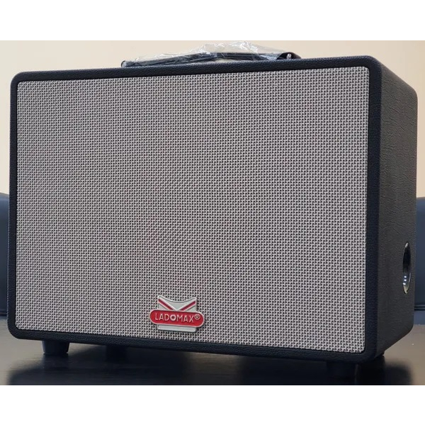 Loa Karaoke xách tay Ladomax X-120 | Công suất 150W, Bluetooth 5.0, Bass 20cm, Pin 6h,Tặng kèm 2 Micro UHF không dây