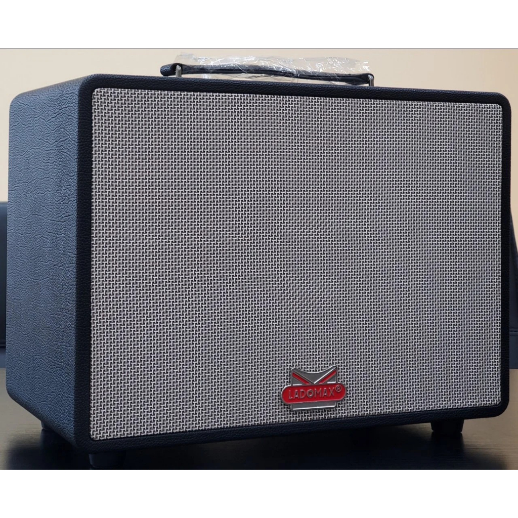 Loa Karaoke xách tay Ladomax X-125 | Công suất 150W, Bluetooth 5.0, Bass 25cm, Pin 6h,Tặng kèm 2 micro UHF không dây