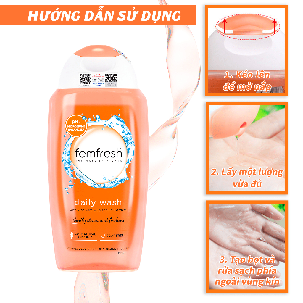 [Mua 2 Tặng 1] Combo 2 Dung Dịch Vệ Sinh Femfresh Daily Intimate Wash 250ml Tặng Quà Ngẫu Nhiên