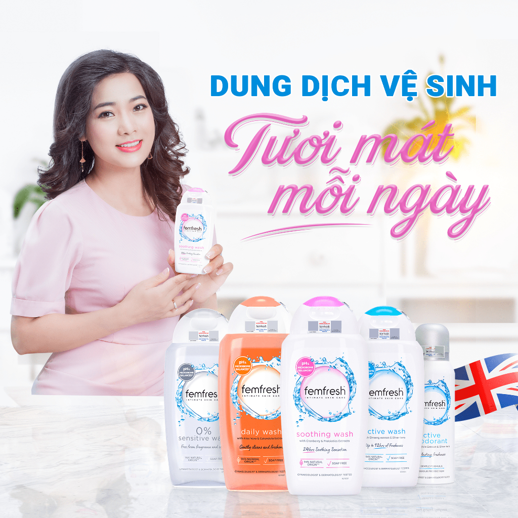 Dung dịch vệ sinh phụ nữ hàng ngày, thơm mát Femfresh Daily Intimate Wash 250ml