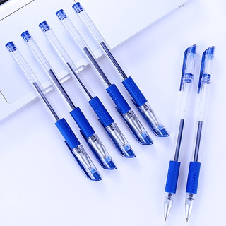 Bút bi nước đen / xanh / đỏ -  bút bi nước ngòi 0.5mm - set 10 cái - bút mực gel giá rẻ - HIKOMA STORE