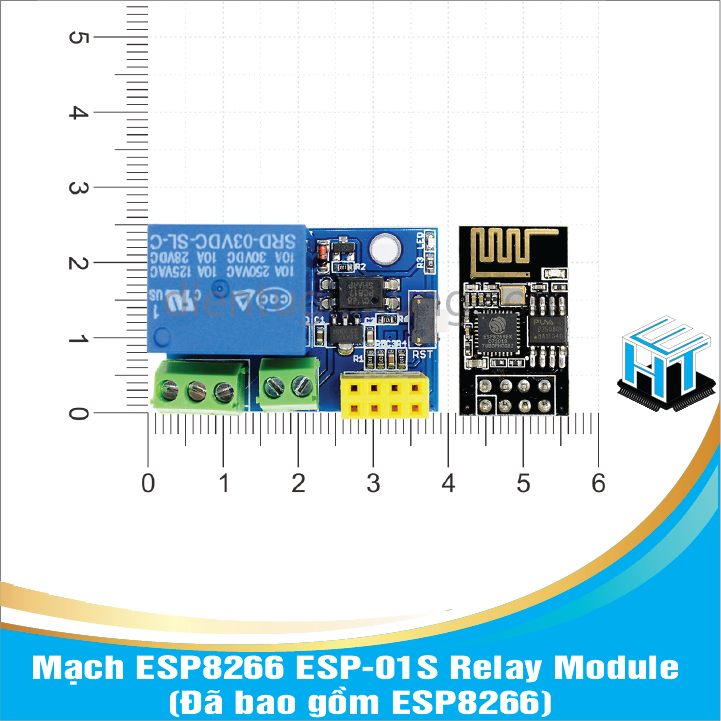 [HCM]Mạch ESP8266 ESP-01S Relay Module (Đã bao gồm ESP8266)