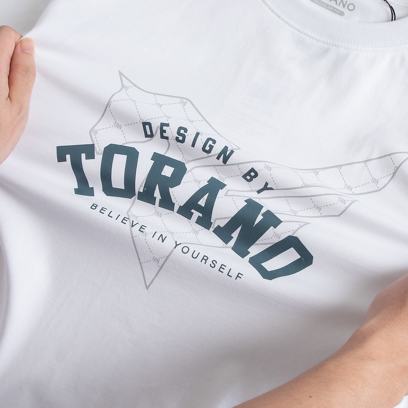 Áo thun nam TORANO, áo phông họa tiết họa tiết TORANO ESTS009