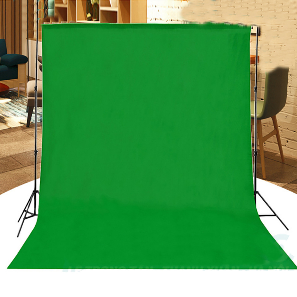 Phông vải xanh lá tách nền dành cho studio chất Cotton Muslin Cao cấp - Green chroma key - Phông xanh tách hình