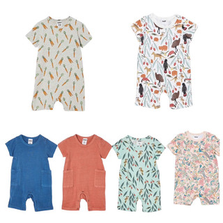 [Chọn mẫu] Body đùi cho bé ❤️ bộ liền cộc cotton xuất dư hãng Cotton On ❤️ size 0-24M