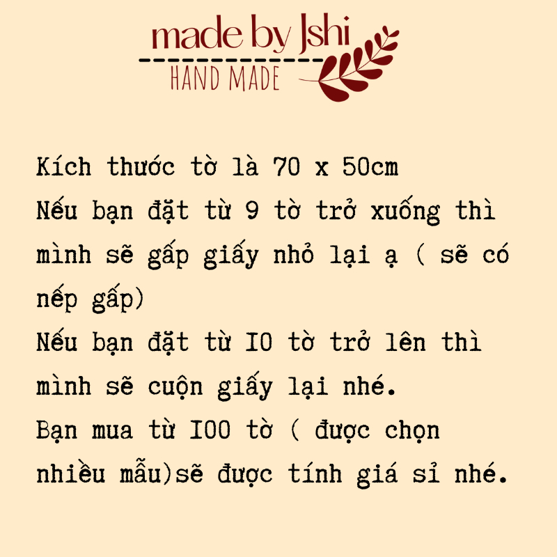 Giấy kraft hoạ tiết gói quà backround vintage D