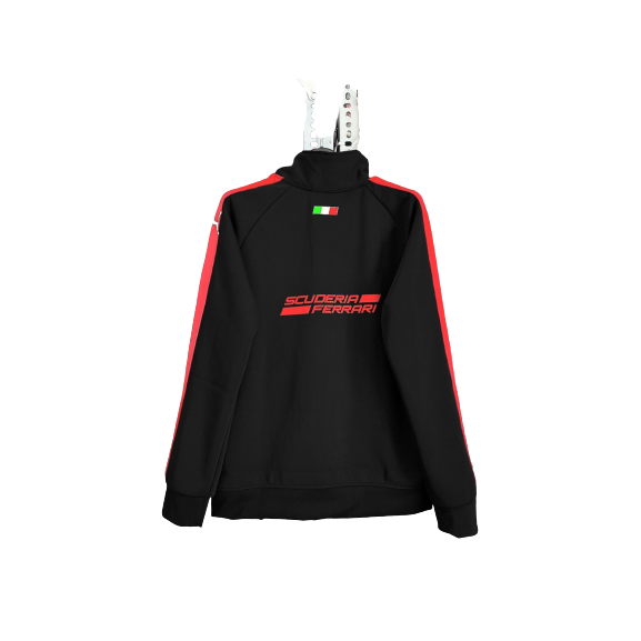 Áo khoác thể thao Umi logo FERARI,  chất dày dặn, 2 màu đen trắng dành cho nam và nữ form chuẩn i hình M8 Bico