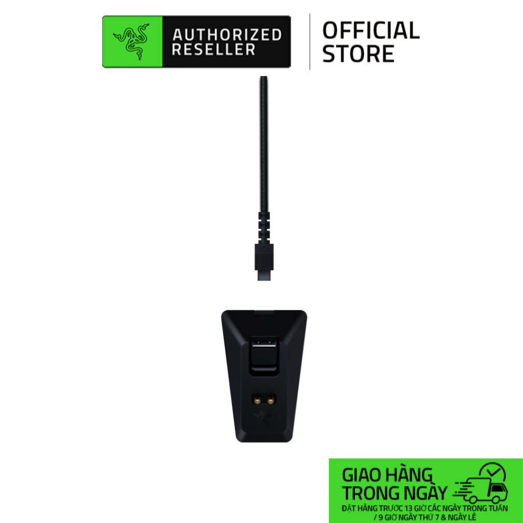 Razer Mouse Dock Chroma - Wireless Mouse Charging Dock with Razer Chroma RGB (Đế sạc chuột)