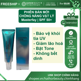 Kem chống nắng vật lí masterfay | spf 50+ | hathor beauty