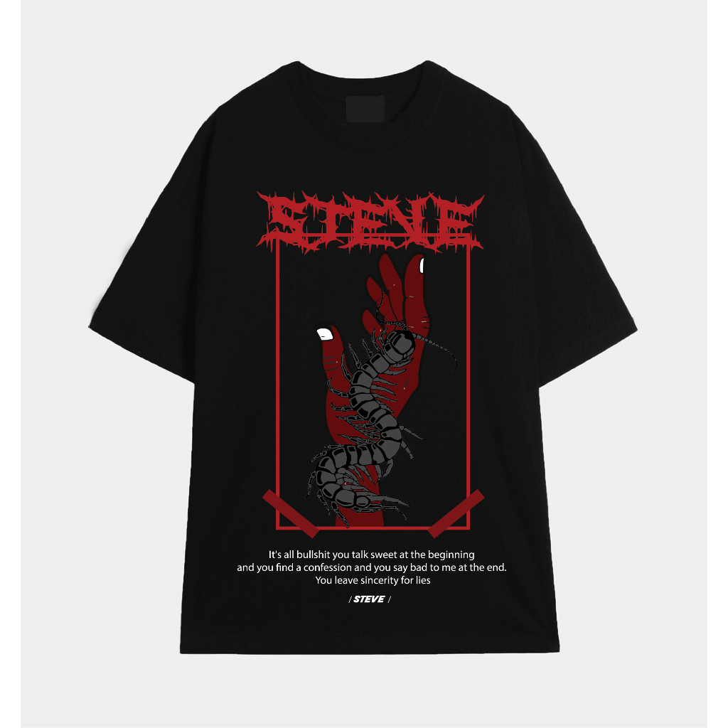 Áo thun tay lỡ Hand Scorpion Unisex nam nữ Cotton 100% oversize form rộng local brand STEVE