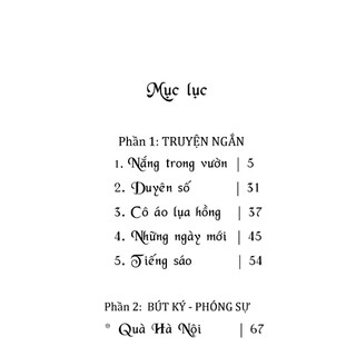 Sách - Nắng Trong Vườn