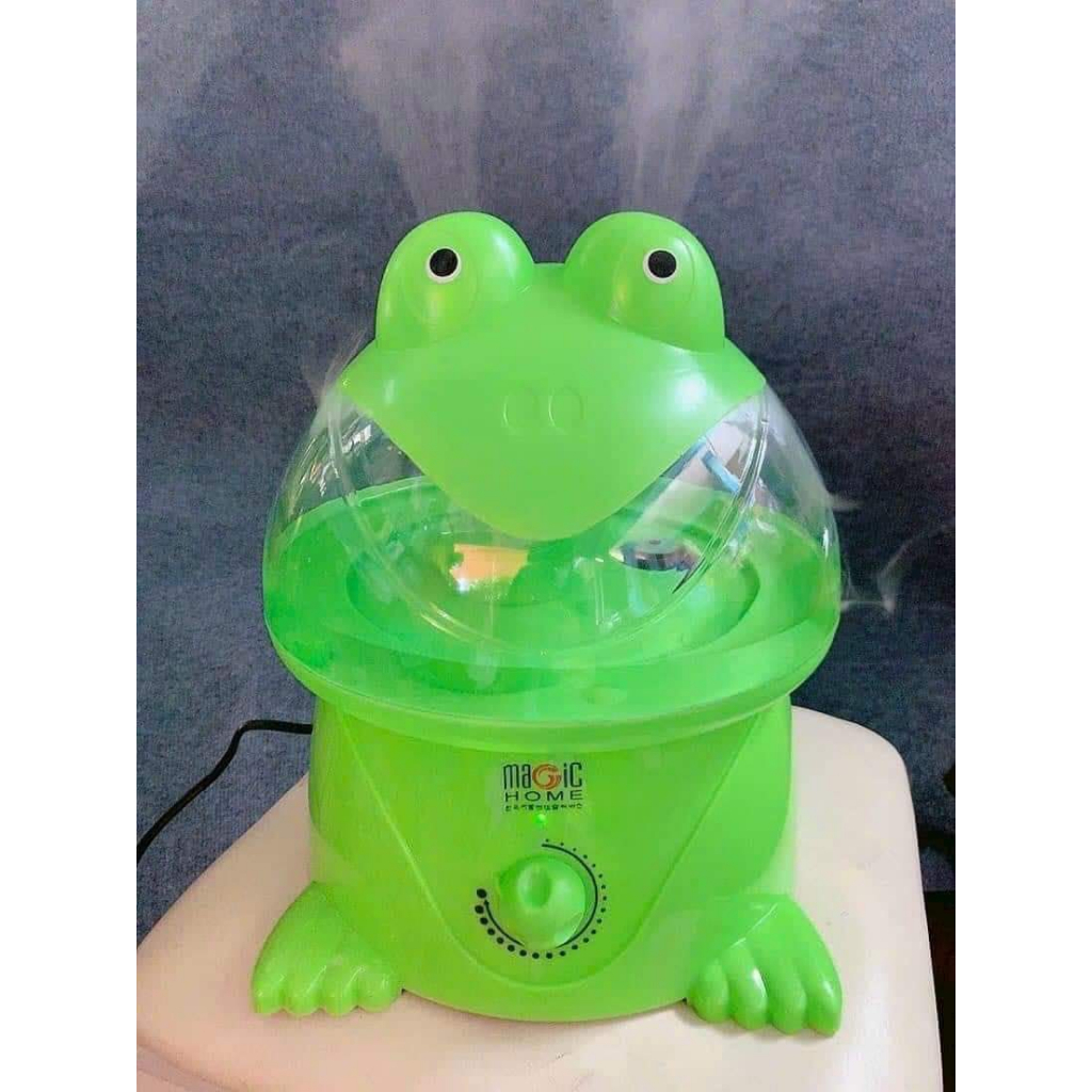 Con ếch phun sương, con ếch phun sương cấp ẩm phòng điều hoà, giải pháp thời tiết hanh khô, nóng nảy