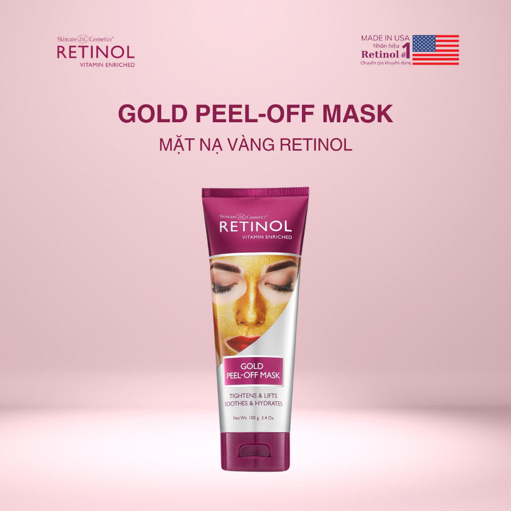 Mặt nạ Vàng Gold Peel Off Mask 100gr làm sáng và săn chắc làn da