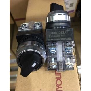 Công tắc xoay 2, 3 vị trí tự giữ cần ngắn hanyoung nux crs-252a1, crs-253a1